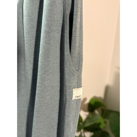 Vuori Performance Joggers Heathered Blue Gray Elastic Waist Drawstring women L - Picture 2 of 6